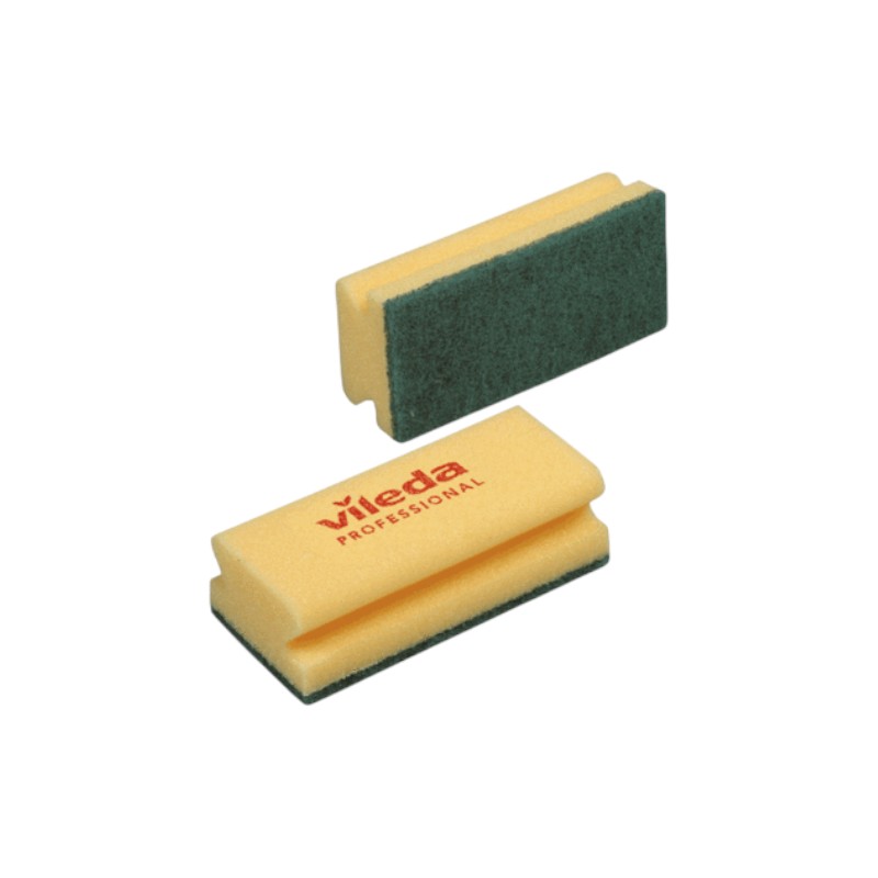 Eponge Vileda - Glitzi - Stong - Jaune/Vert - 1x10 Pièces